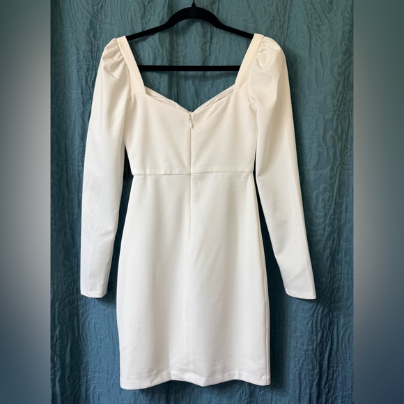 GUESS Women's White Long Sleeve O-Ring Bodycon Dress.   Size 0 - Picture 2 of 11